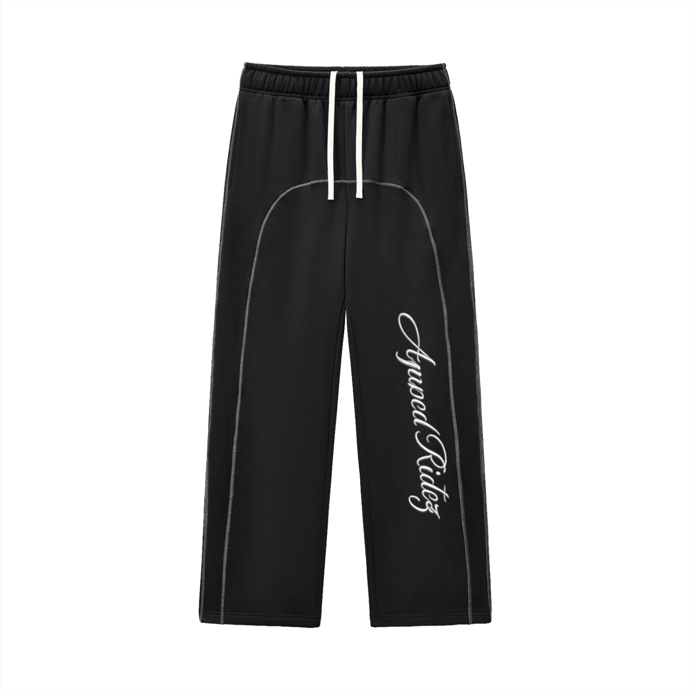 Contrast-Stitched Fleece Sweatpants