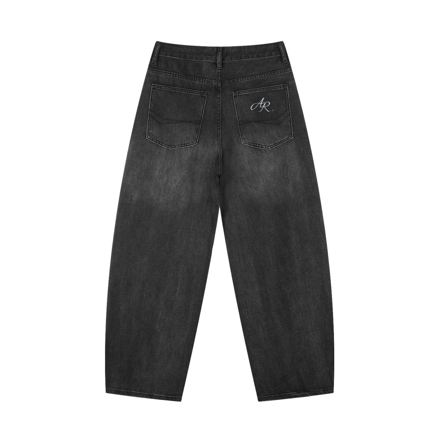 Men's Sunfade Vintage Wash Barrel Leg Jeans