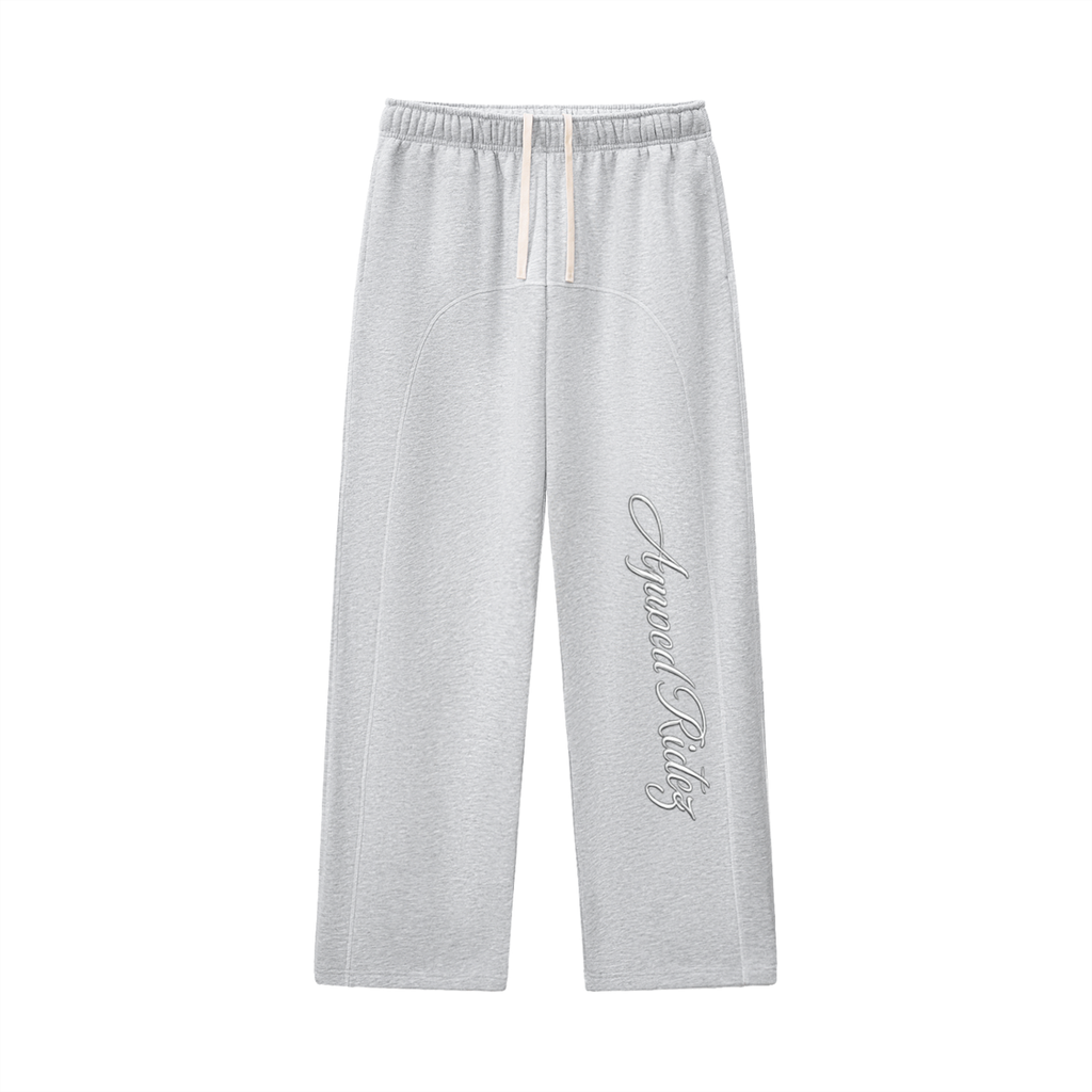 Contrast-Stitched Fleece Sweatpants
