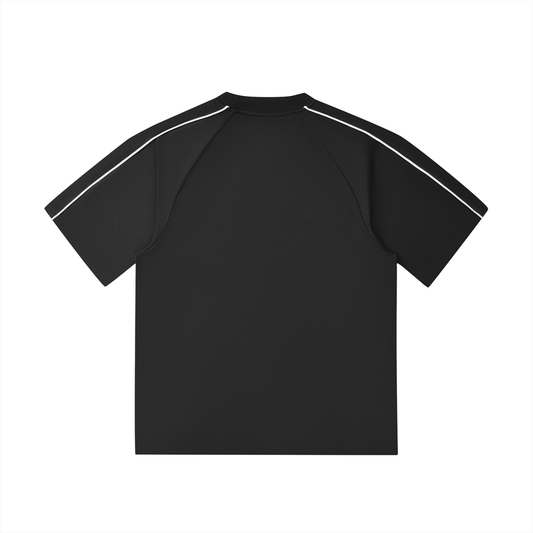 Ampedridez Contrast Stitch Raglan T-Shirt